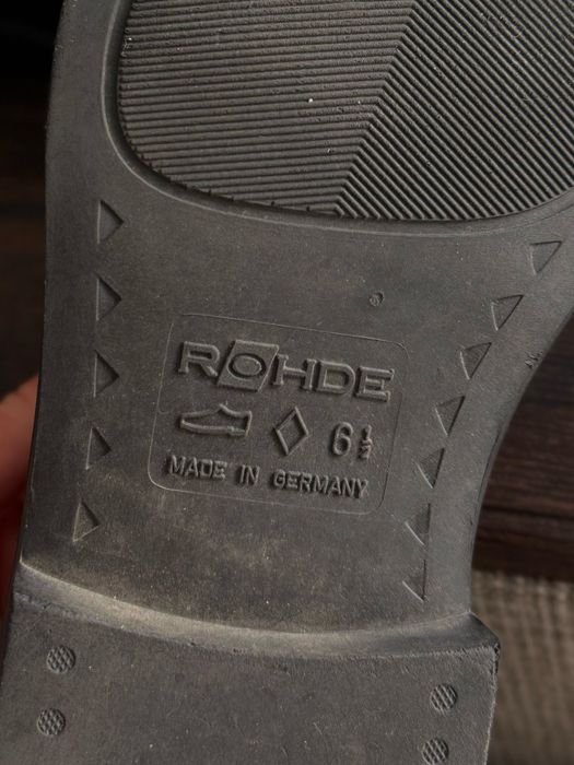 Чоловічі шкіряні туфлі ROHDE