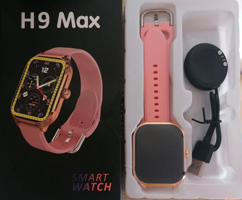 Smartwatch H9 MAX - 3 cores disponíveis