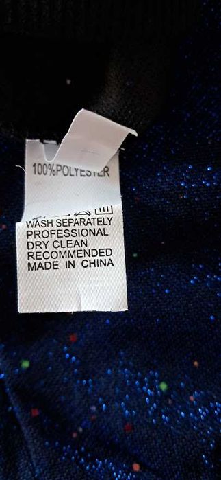 Новий костюм Adogirl, темно-синій, з блиском, джемпер + штани