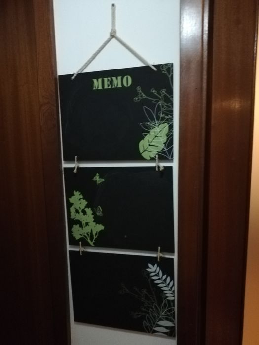 Quadro de lousa decorativo
