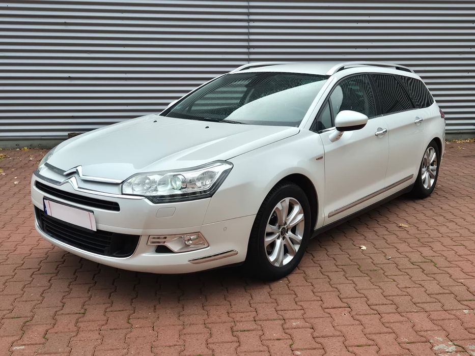 Citroën C5 2,0 hdi-163KM.Bezwypad.EXCLUSIVE.Biała Perła.Navi.Masaż.Bixenon.Zamian