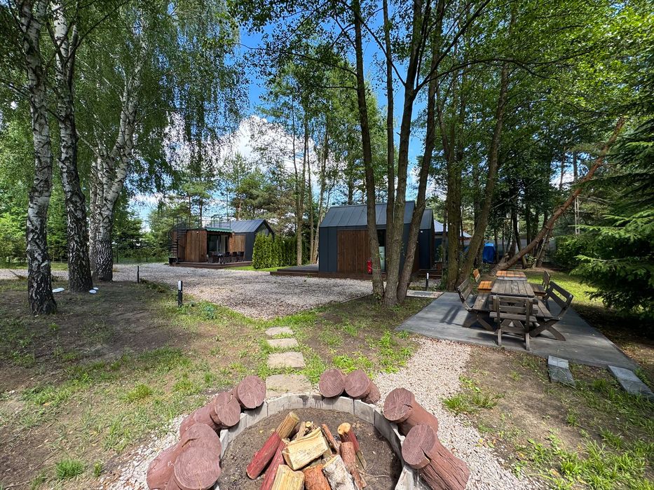 Leśne Spa pod Warszawą, domki, sauna, jacuzzi, grill, 20min od Wwy