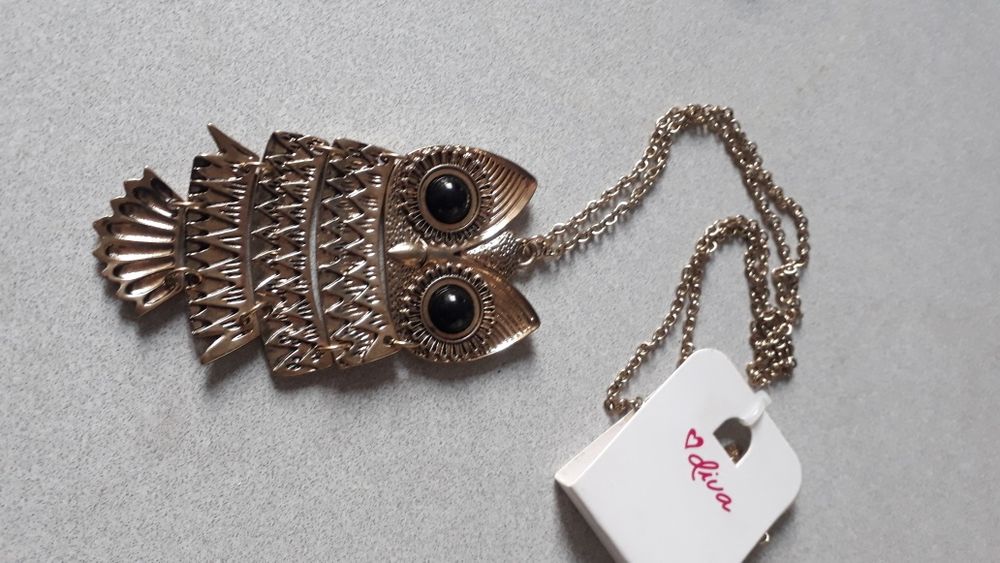 Новый гарнитур комплект Сова серьги подвеска