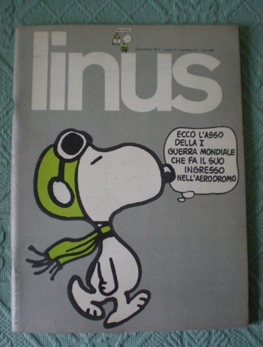 Linus - revistas em italiano + Charlie - revistas em francês - antiga