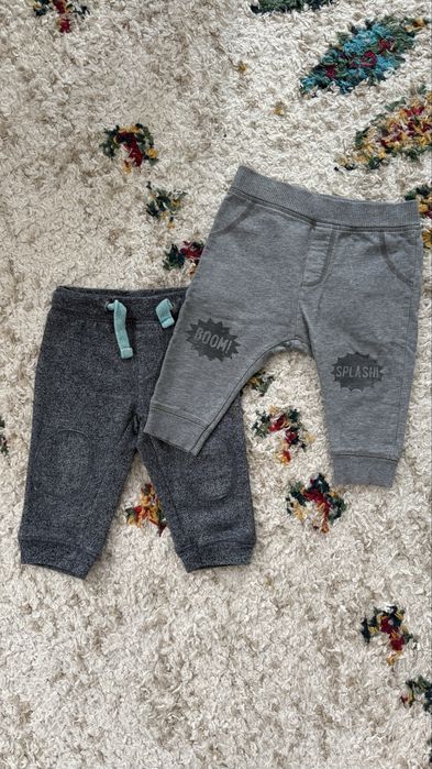 Zestaw spodnie spodenek dla niemowląt r.74-80