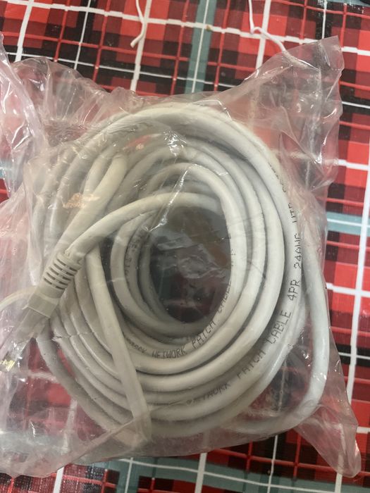 Cabo de rede de 10M com 1000Mbps, 10Gbps e frequencia de 250Mhz