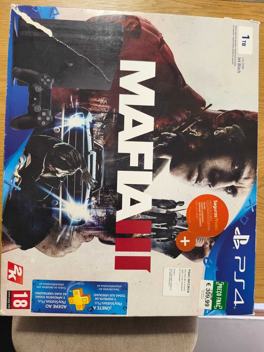 Ps4 slim 1tb com vários jogos e 2 comando em ótimo estado