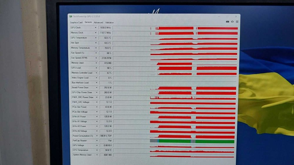 Ігрова відеокарта Manli RTX3070Ti 8Gb GDDR6X