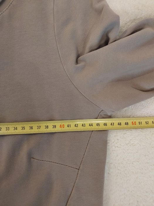 Bawełniana sukienka 38 Rękaw 3/4 typu dresówka