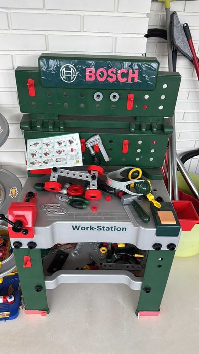 Bancada Bosch Theo Klein nº1 — 150 peças