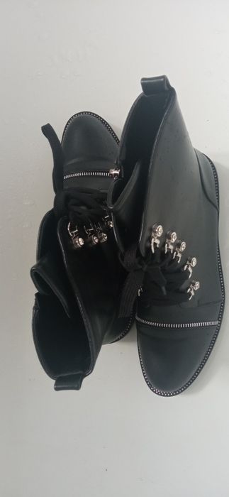 Buty damskie, trapery,  rozm. 40,czarne