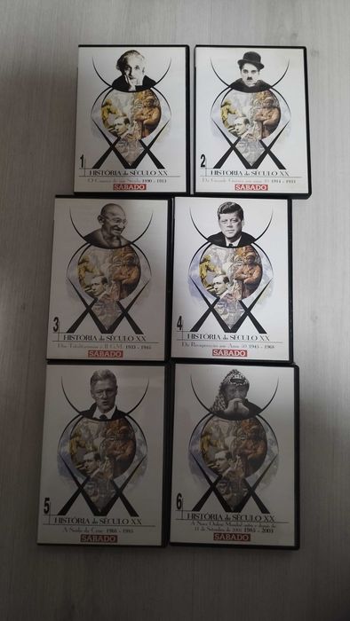 Colecção História do Séc. XX - 6 dvd's