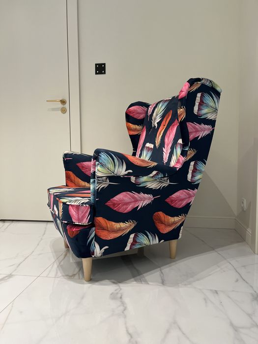 Fotel Uszak Styl Skandynawski fotel od producenta Od ręki