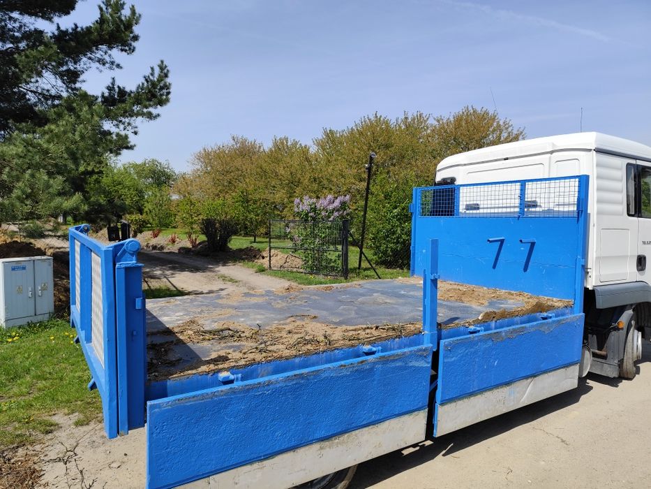 Transport wywrotką- gruz ziemia