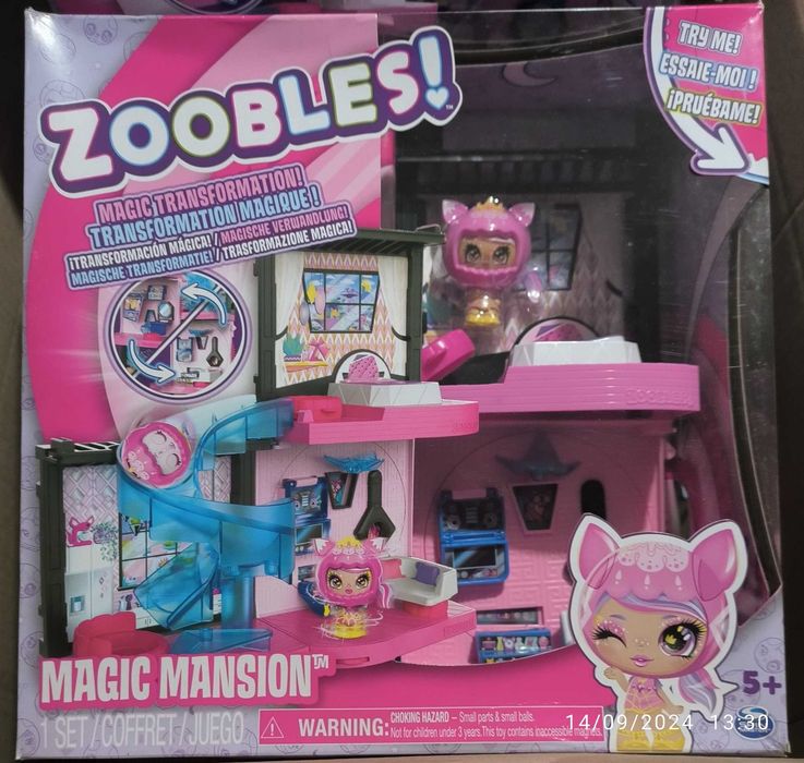 NEW! ZOOBLES Magic Mansion
