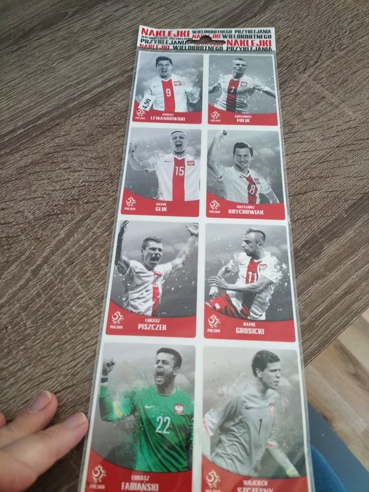 Malowanka i naklejki z piłkarzami