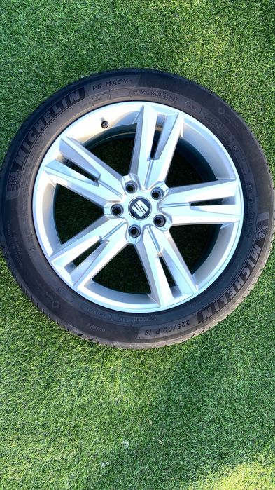 felgi aluminiowe 18 cali 5x112 grupa vw, logo Seat OEM