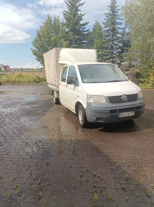 Volkswagen Transporter T5 Doka  Volkswagen Transporter T5 Doka 1.9 102 KM 2008r.