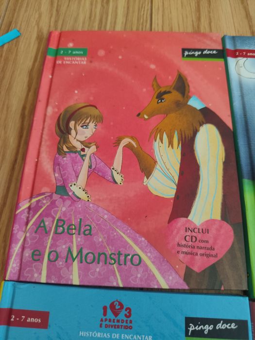 8 livros contos coleção pingo doce