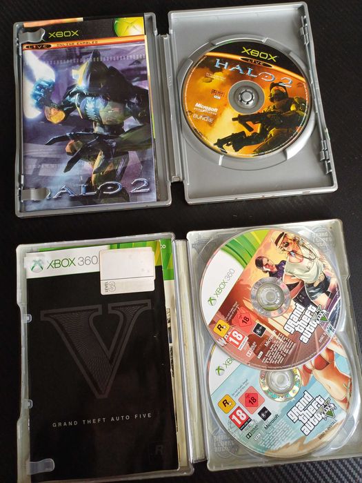 Halo xbox + GTA5 xbox360 edições especiais