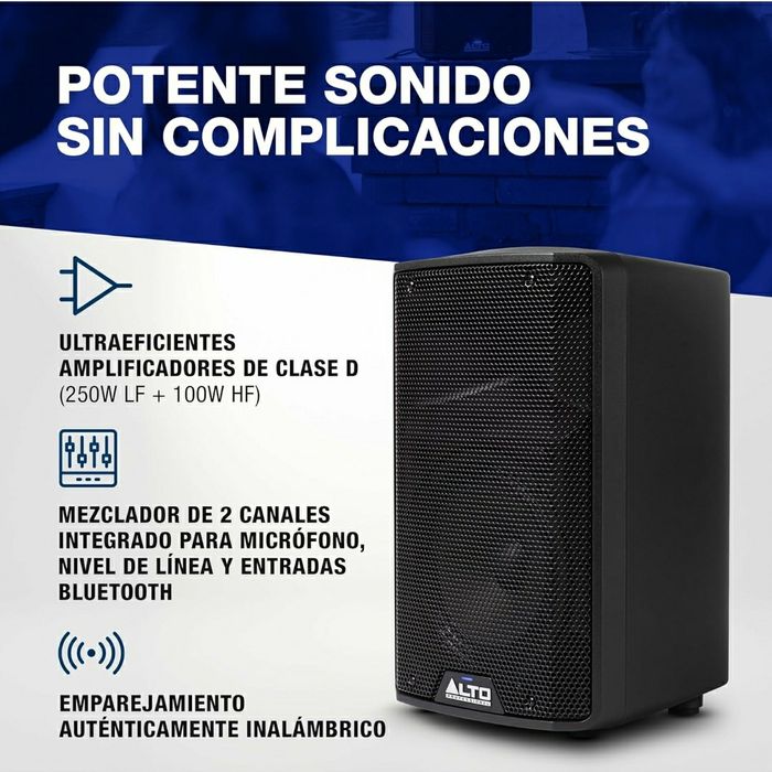TX408: 350 W Compacto com Bluetooth e DSP — O Futuro do Som Está Aqui