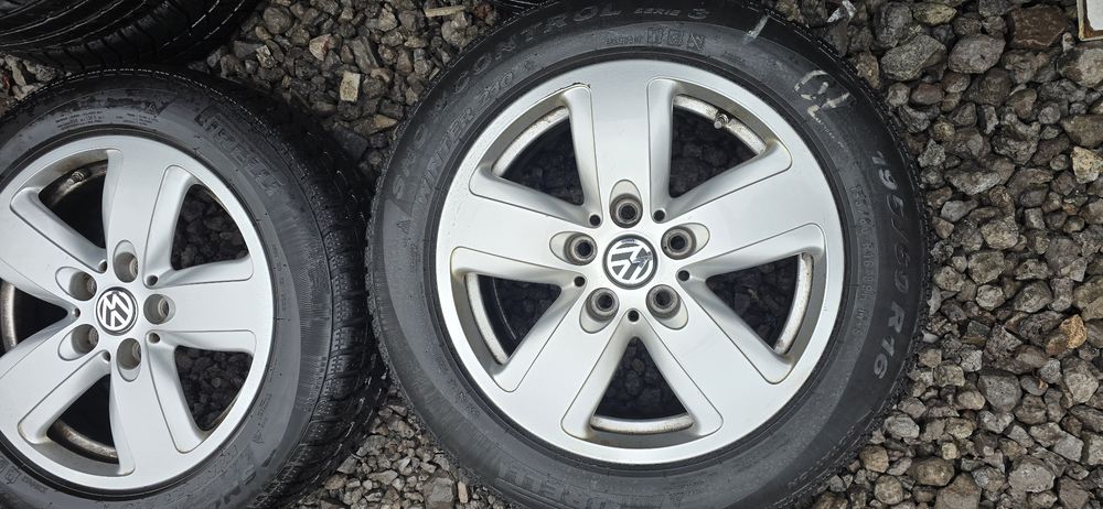 4X KOŁA VW Audi Skoda 195 60R16 Felgi 5x112 ET 47