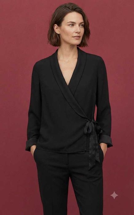 H&M Conscious рр L блуза из лиоцелла