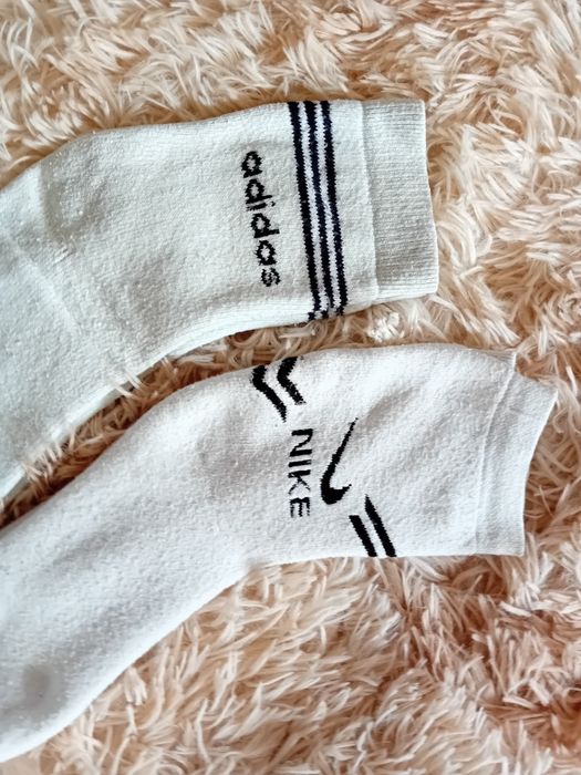 Skarpetki białe adidas Nike