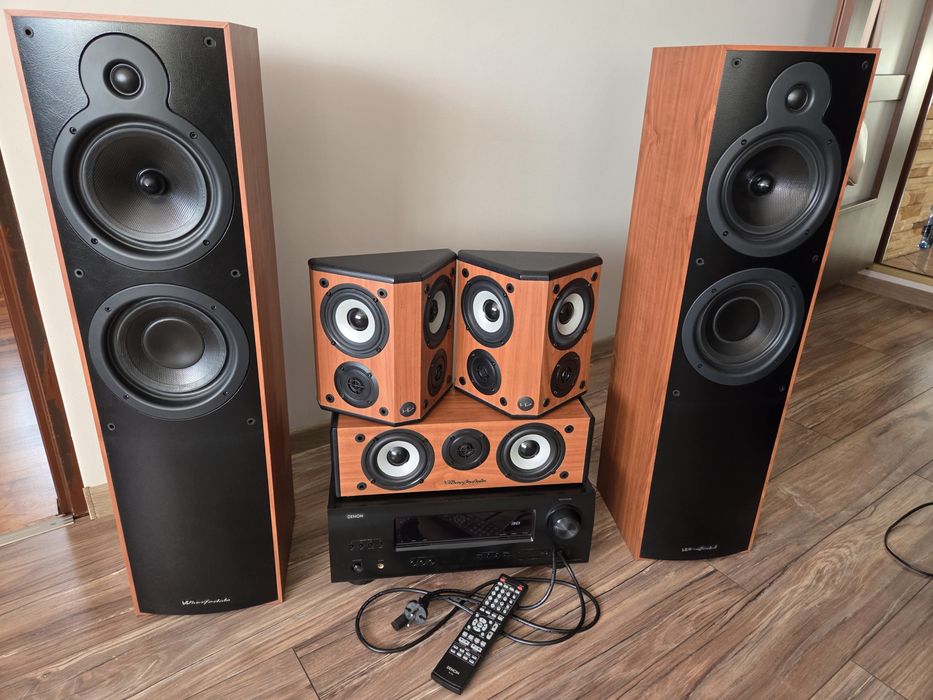 Kino domowe Denon AVR 1311 Głośniki Wharfedale