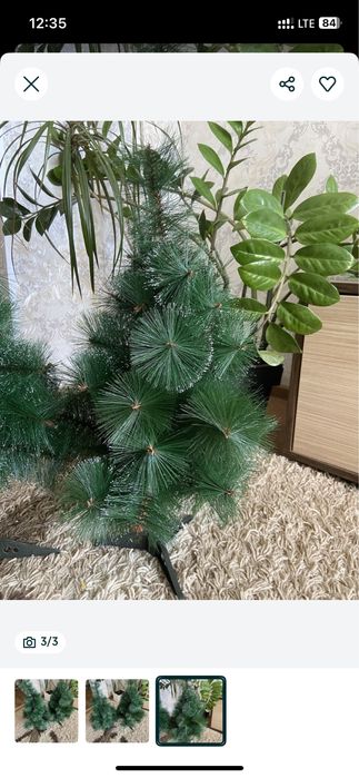 Ялинки сосонки, 2 шт. 60 см.