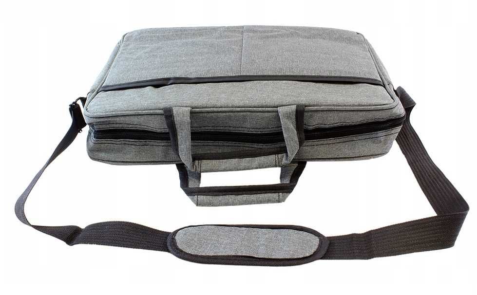 Wzmacniana Torba na Laptopa 15,6 Solidna na Ramię * Video-Play