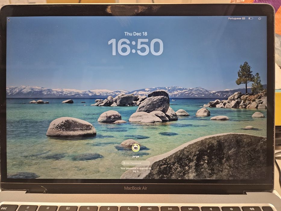 Macbook air M1 8GB 256GB de 2020