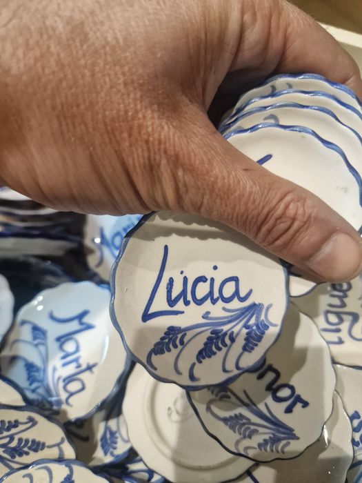 Lote com várias peças cerâmica