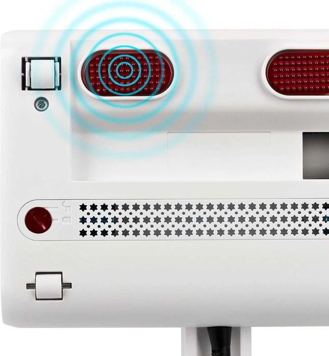 Girmi - usuwa do 99% alergenów i bakterii Sterylizujące światło UV.