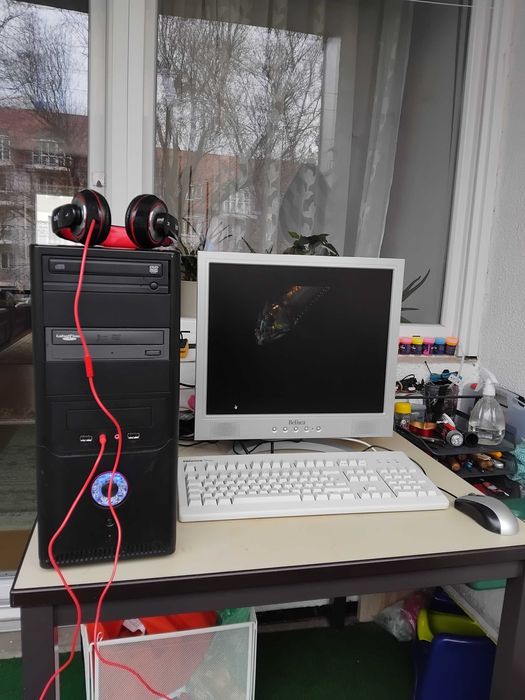 Персональный компьютер настольный hp в комплекте с  win 10