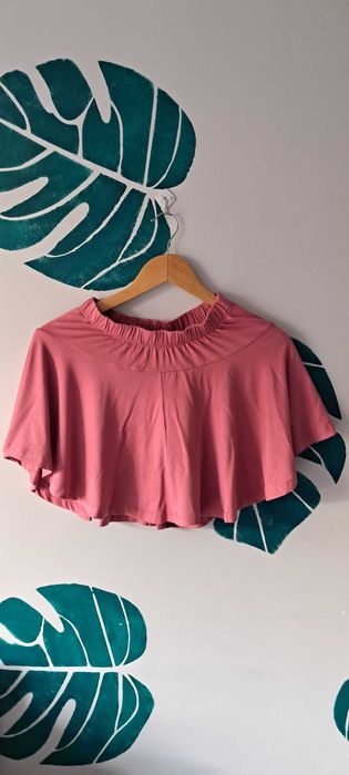 Spódnico-spodenki różowe high waist Fancy S-M