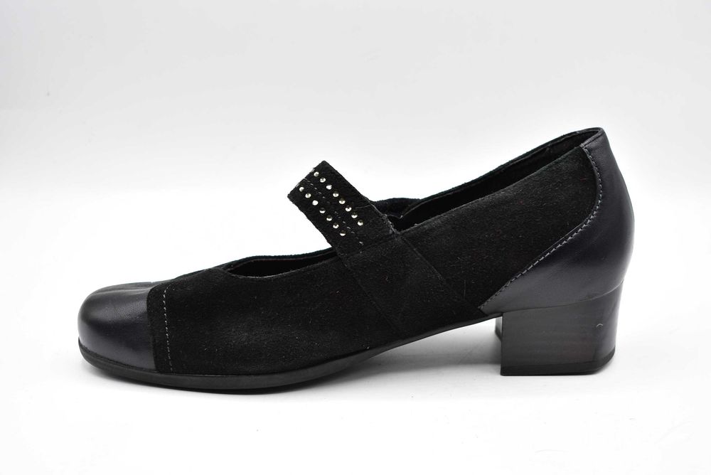 Czółenka Solidus - ręcznie szyte , skóra naturalna roz. 39