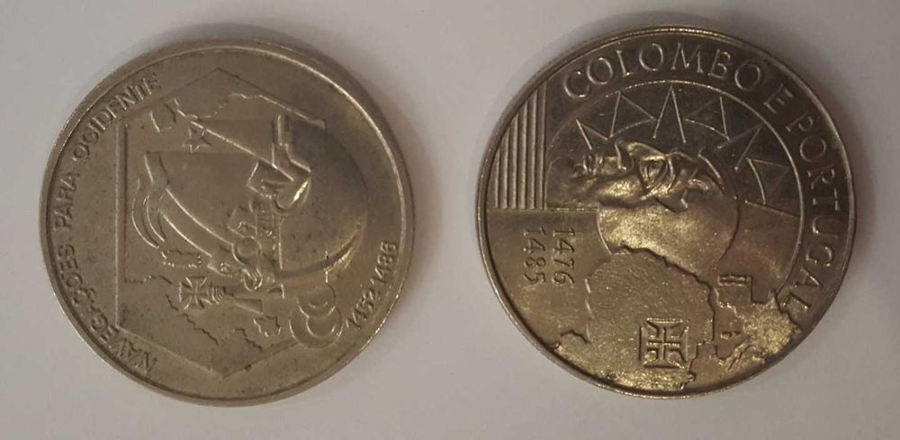 Coleção de moedas escudo