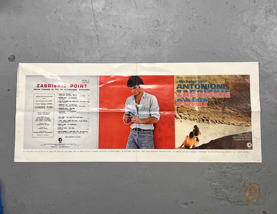 Poster de Zabriskie point de Antonioni