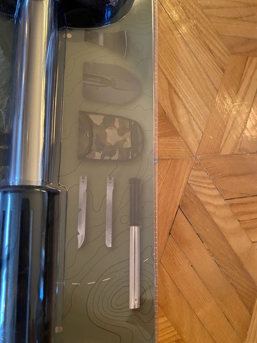 Saperka zestaw survival 6 w 1 siekiera/piła/nóż/szpadel