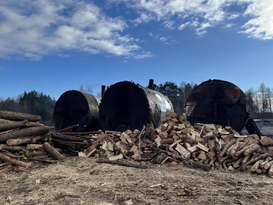 Бочка для випалювання вугілля від 40 000грн+ дві топки  нові