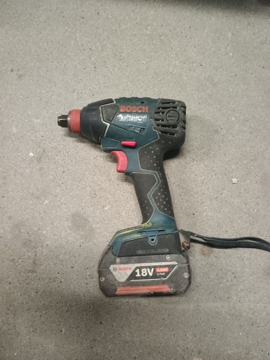 Zakretarka impakt Bosch GDX 18 V-Li + Aku klucz udarowy