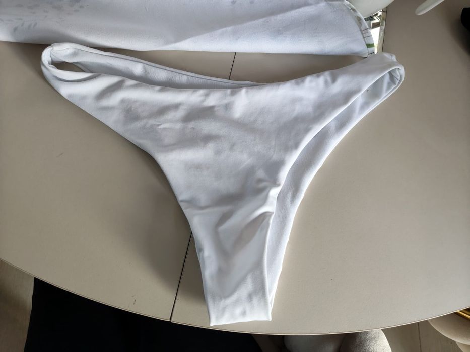 Białe majtki dół bikini roz.L
