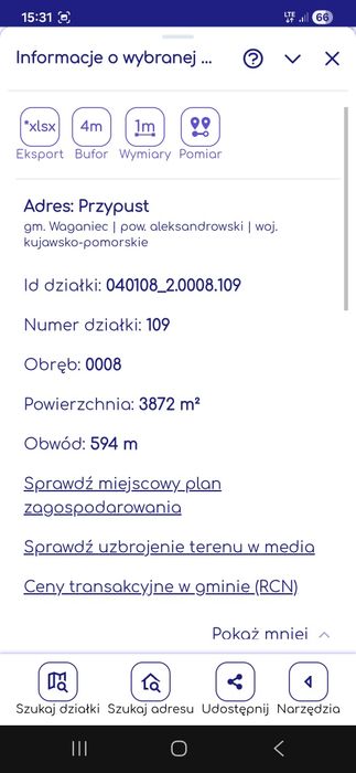 Działka nad Wisłą
