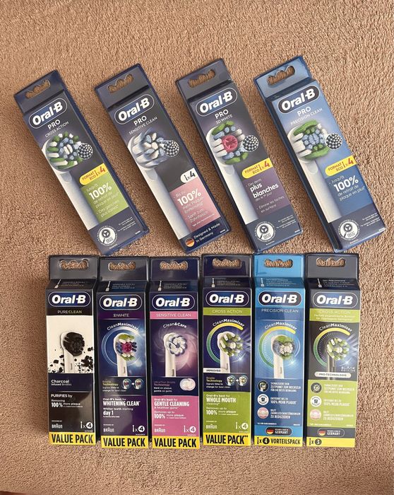 Оригінальні насадки з Німеччини Cross Action White Oral-B Braun