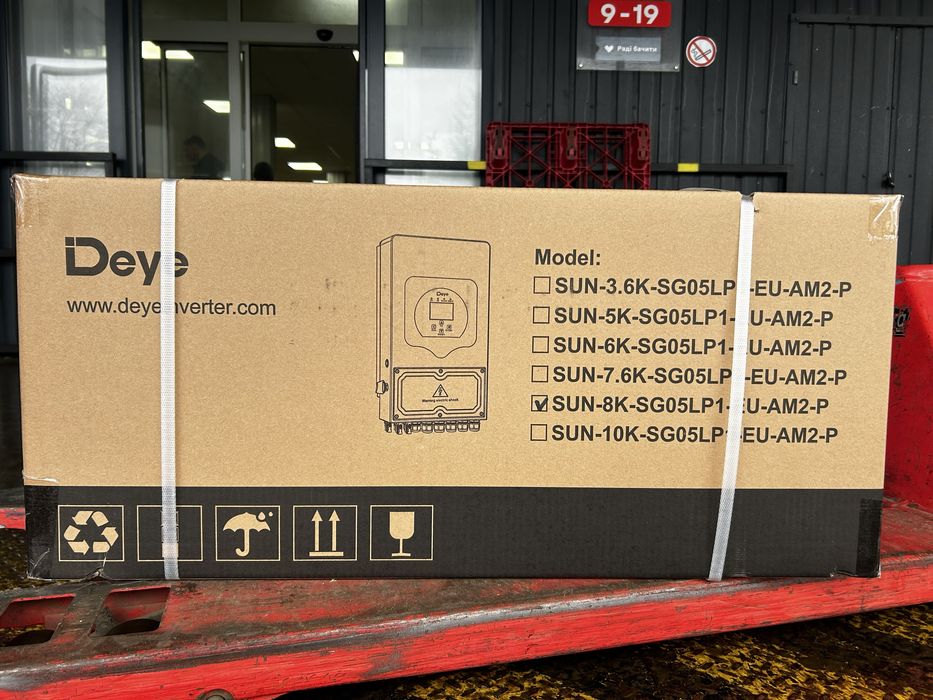 06.02  в наявності Deye SUN-6K-SG05LP1-EU-AM2-P +акб
