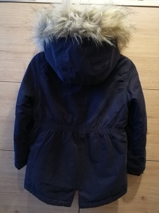 Kurtka zimowa/parka dziewczęca/dla dziewczynki r.122 H&M stan IDEALNY