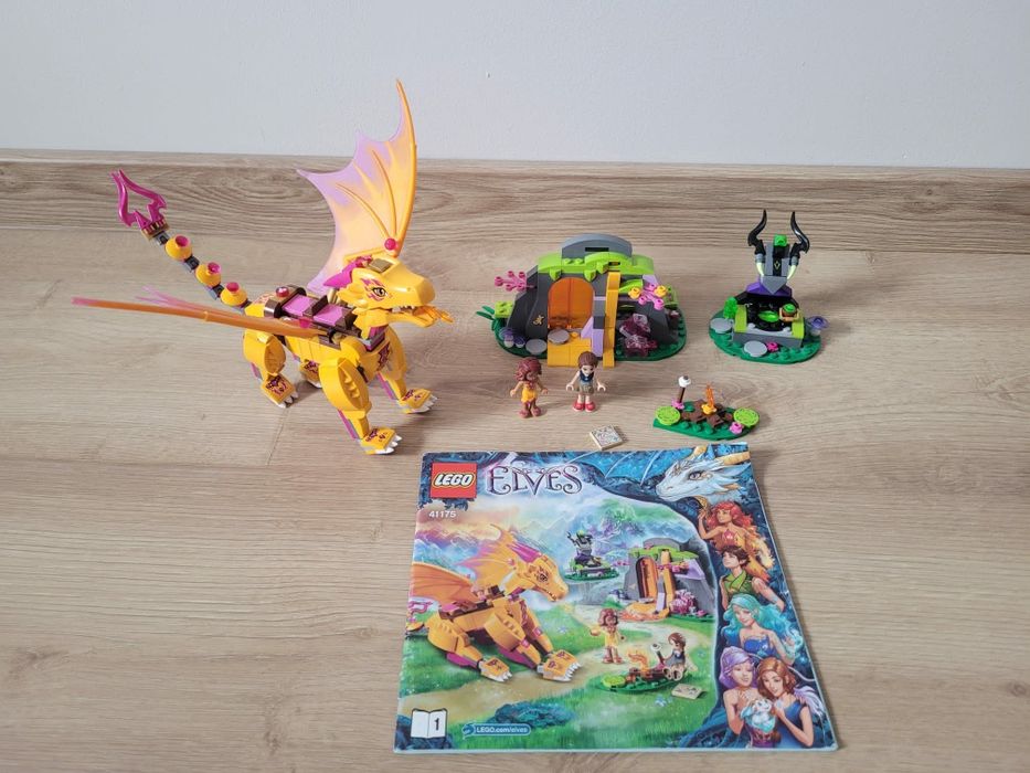 Lego elves jaskinia smoka ognia zestaw  41175