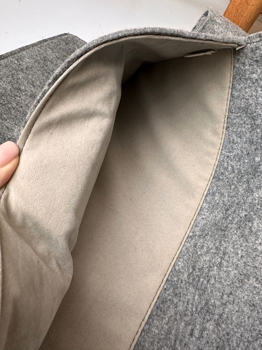 Futeral do Macbook Pro 15 slim filcowy szary z kiszeniami etui
