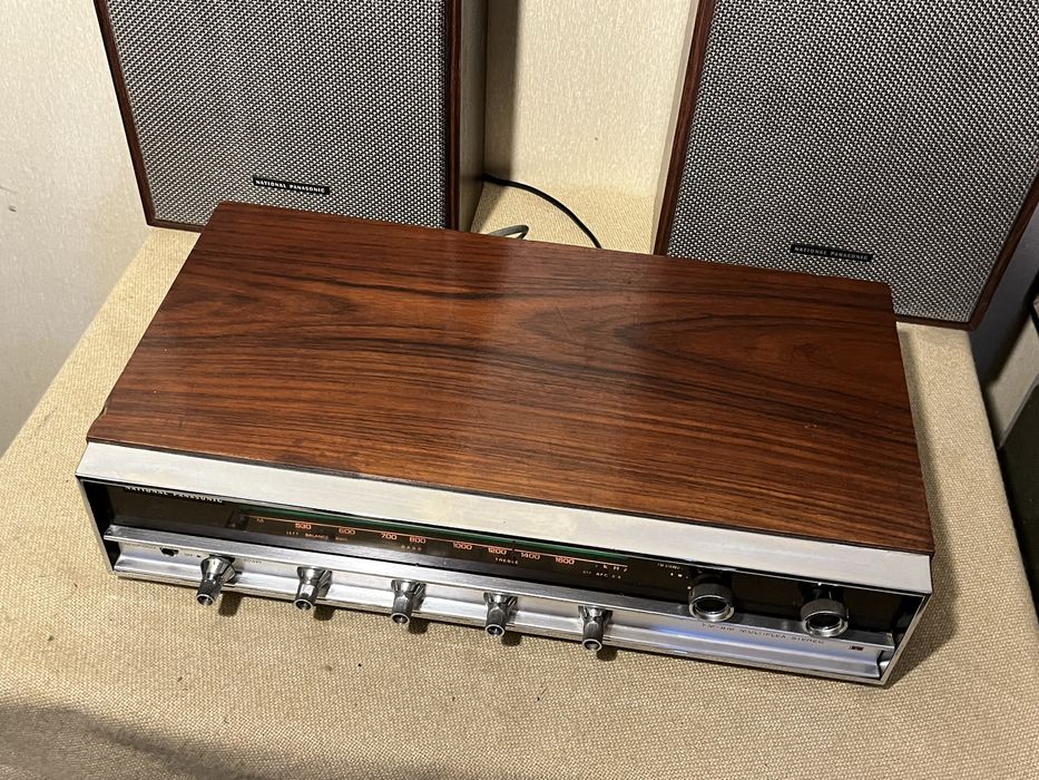 Редкий японский германиевый ресивер 60-х NATIONAL PANASONIC RE-7670BS + акустика